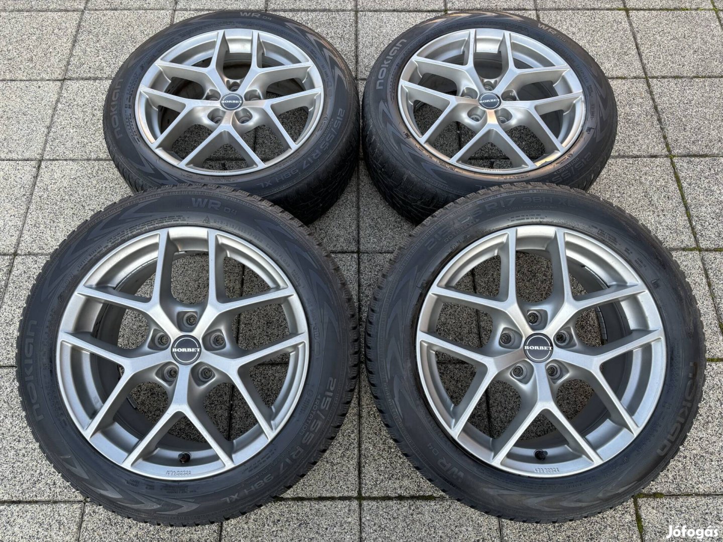 5x114,3 17" alufelni Kia Hyundai Mazda Nissan Honda 17 felni 