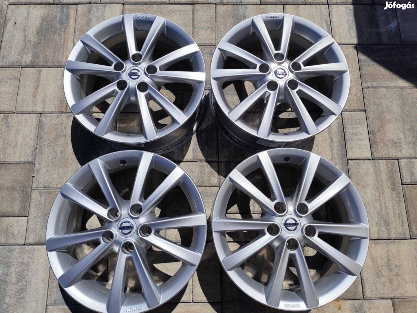5x114,3 17 gyári Nissan alufelni, Nissan Qashqai, X-trail