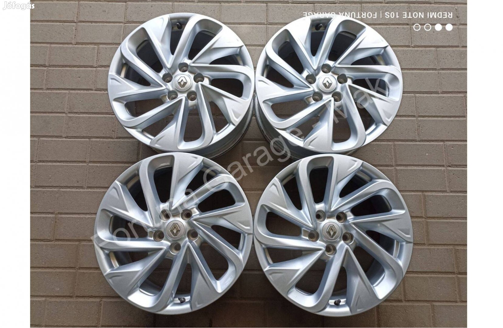 5x114,3 18" Renault 'Lapiaz' újszerű alufelni garnitúra +Tpms