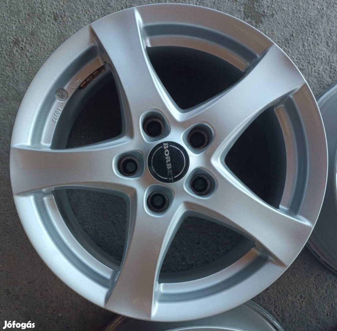 5x114,3 6,5x16" r16 et40 Borbet alufelni garnitúra 