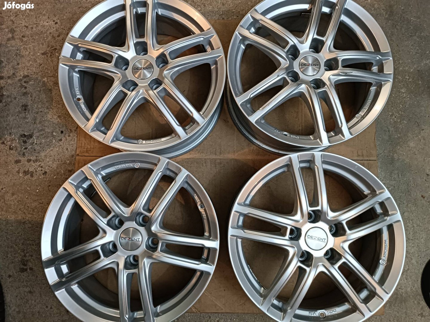 5x114,3 7x17" r17 et40 Dacia Duster, Nissan alufelni garnitúra 