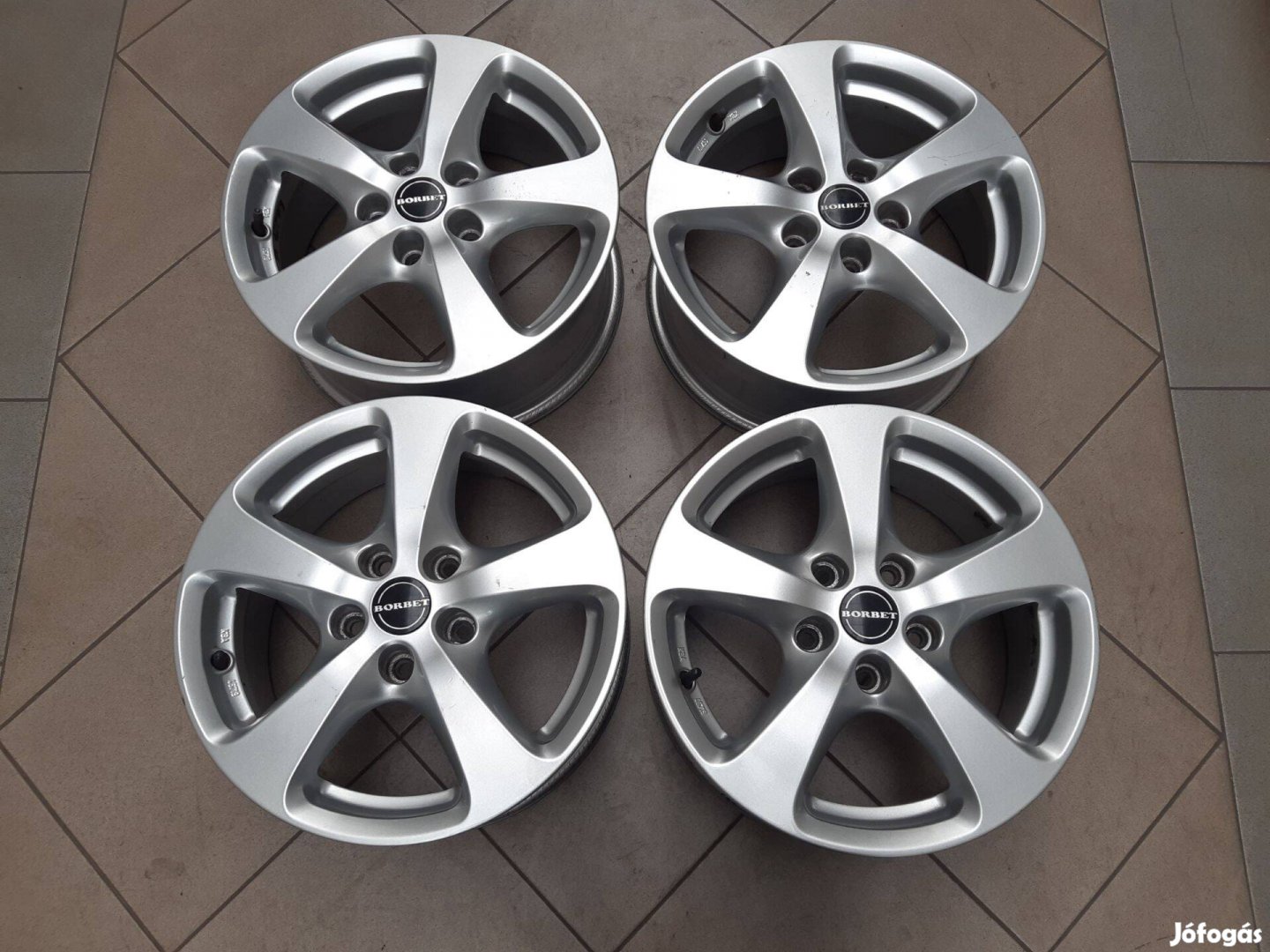 5x114.3 Borbet alufelni 7x16 ET40