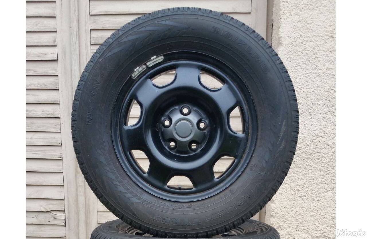 5x114,3 R16 Toyota Rav4 Suzuki Vitara Felni 215/70 téli gumival