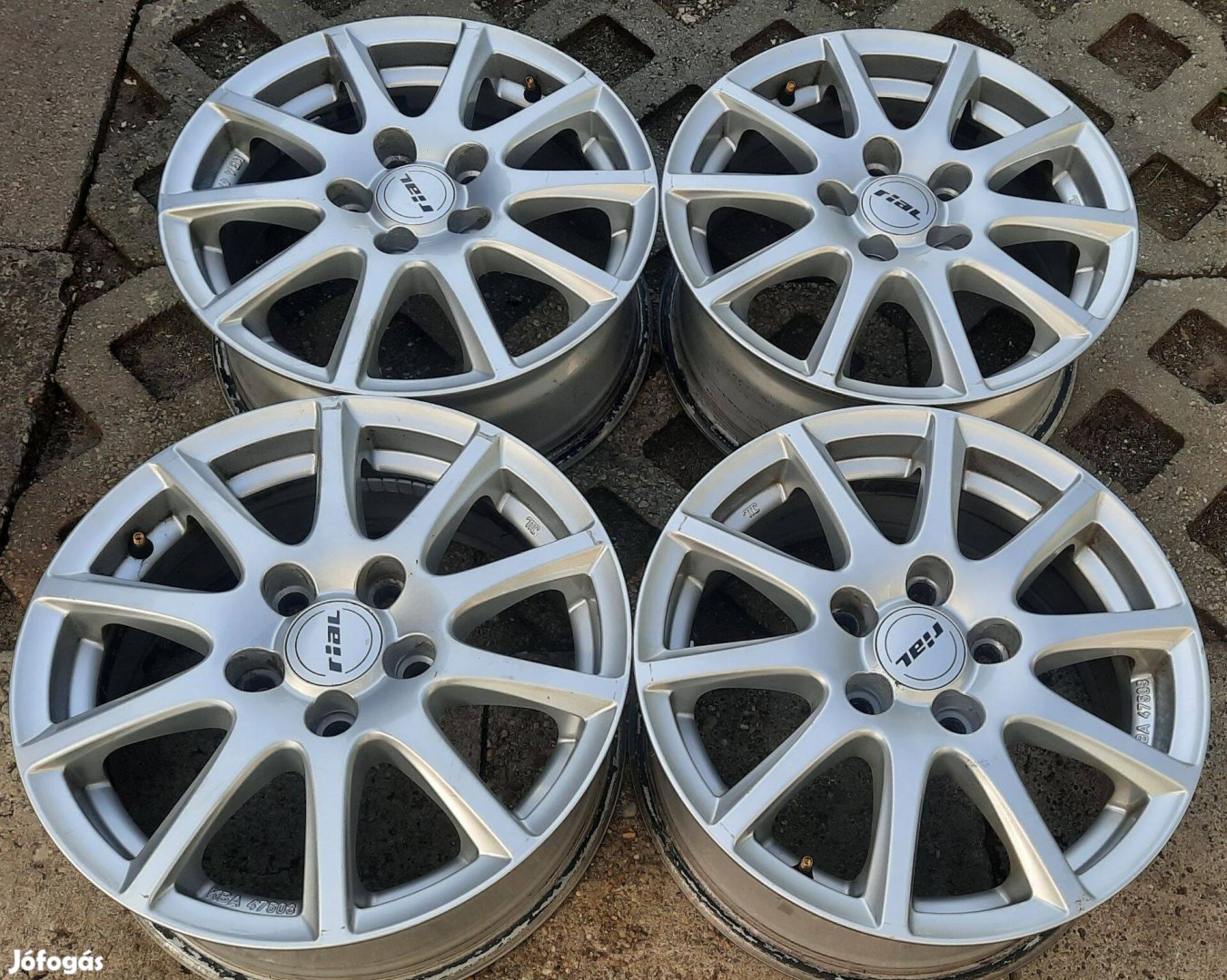 5x114.3 Rial Alufelni 15" Toyota, Kia