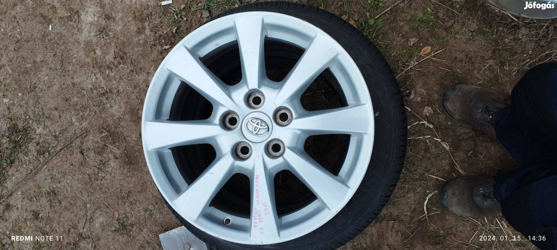 5x114,3 as 17" os eredeti toyota alufelni szett