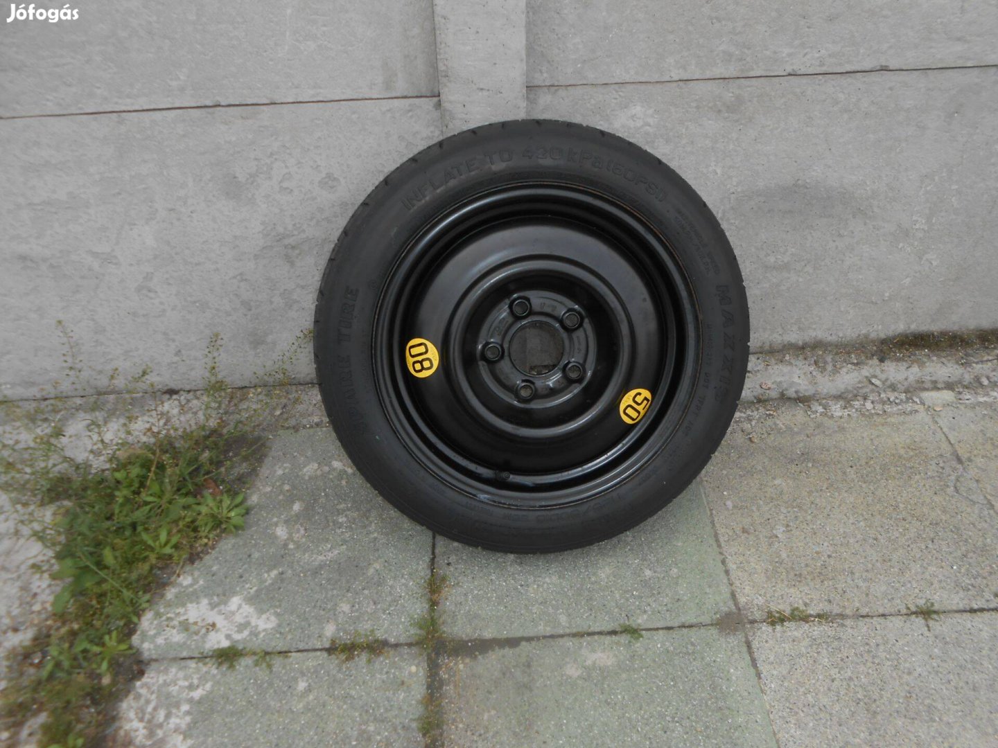 5x114.3 gyári hundai kia 15" pótkerék mankókerék