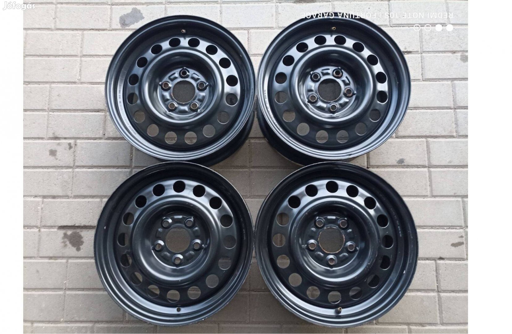 5x115 16" Opel / Chevrolet használt lemezfelni garnitúra (R602)