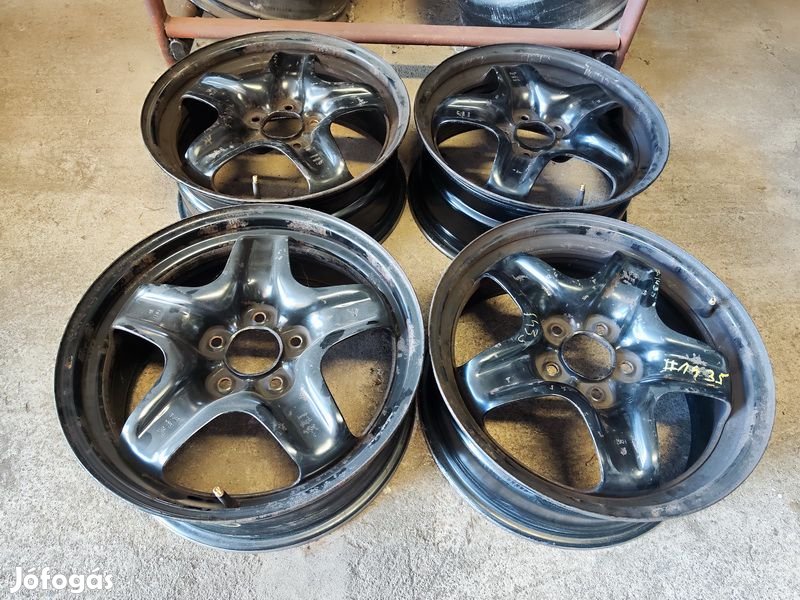 5x115 17" Opel Struktúr Acélfelni Felni 90Garage #1435