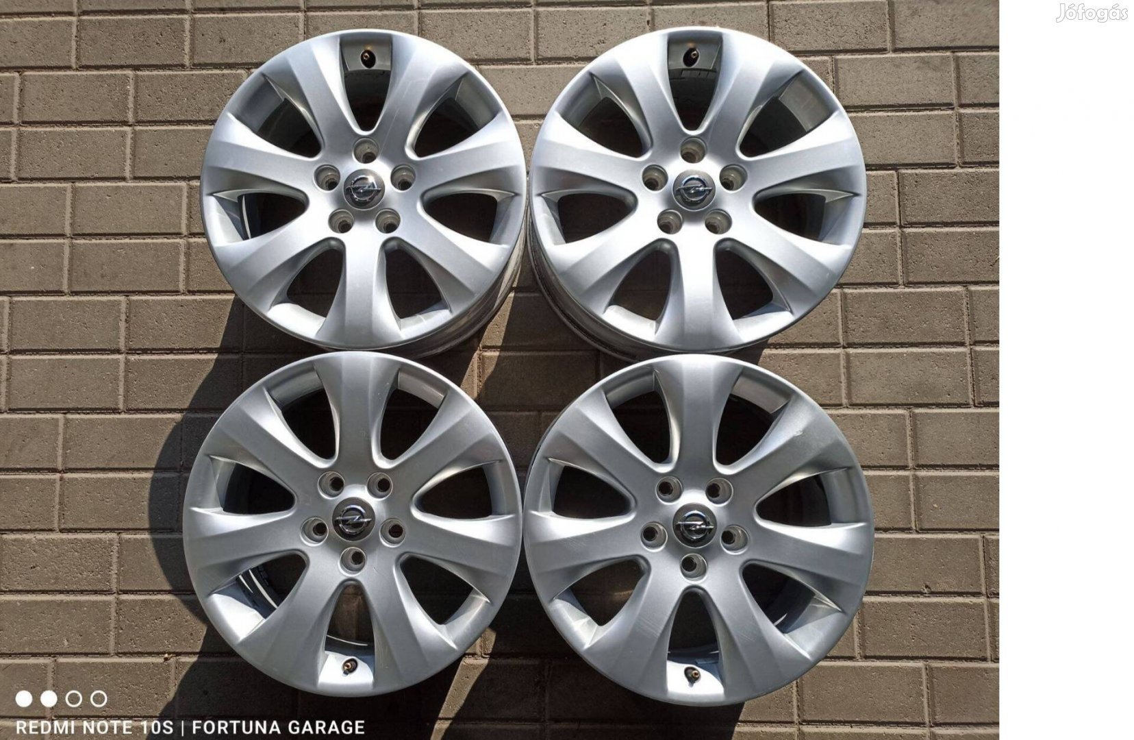 5x115 17" Opel használt alufelni garnitúra