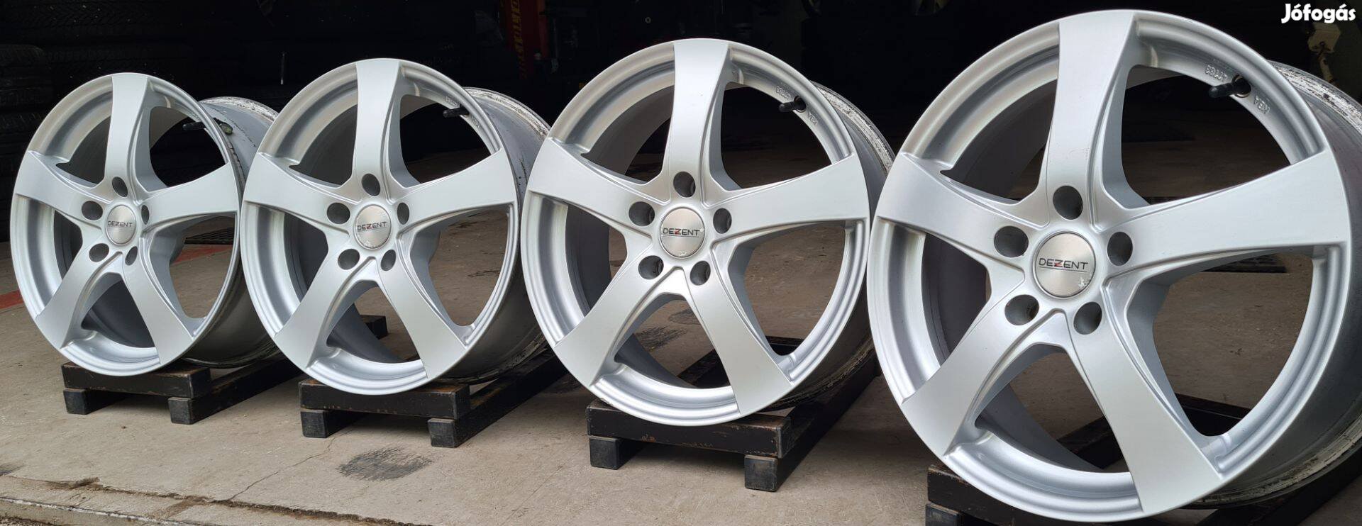 5x115 Dezent alufelni garnitúra 7x17" ET:43 +Opel Tpms /F115