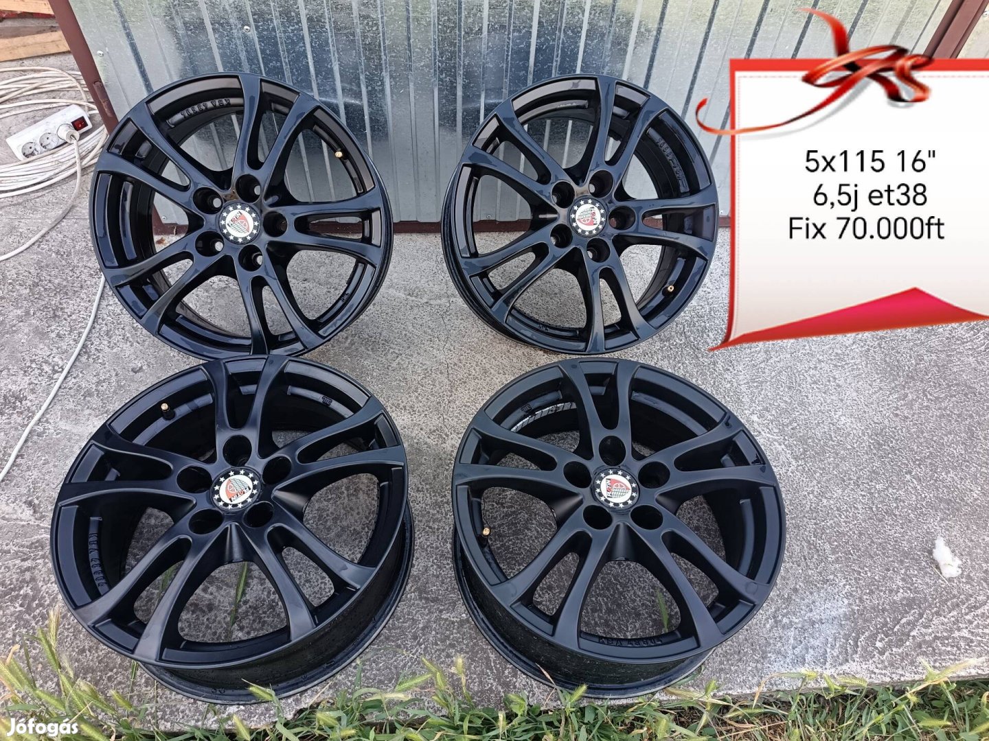 5x115 opel 16 col alufelni szett 