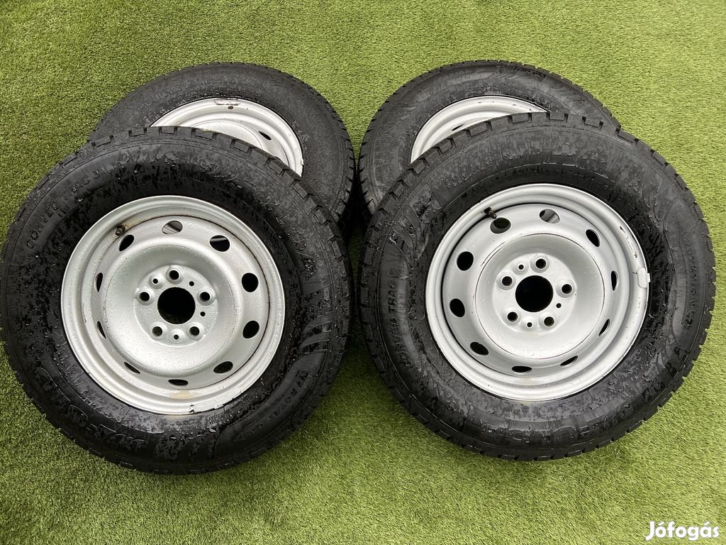 5x118 15" Fiat Citroen Peugeot gyári lemezfelni 215/70 R15C téli