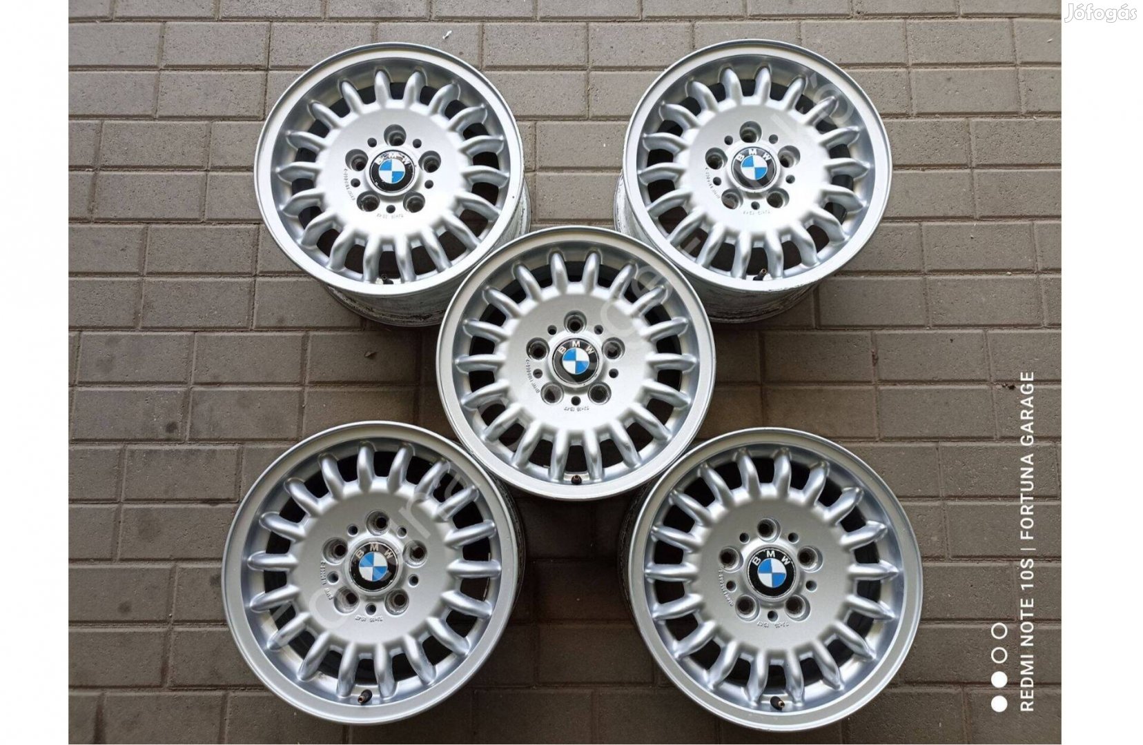 5x120 15" BMW Style 13 használt alufelni garnitúra (5db)
