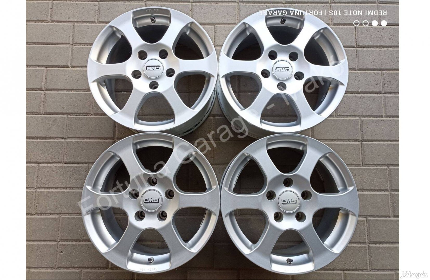 5x120 16" CMS C10 használt alufelni garnitúra +Tpms (BMW)