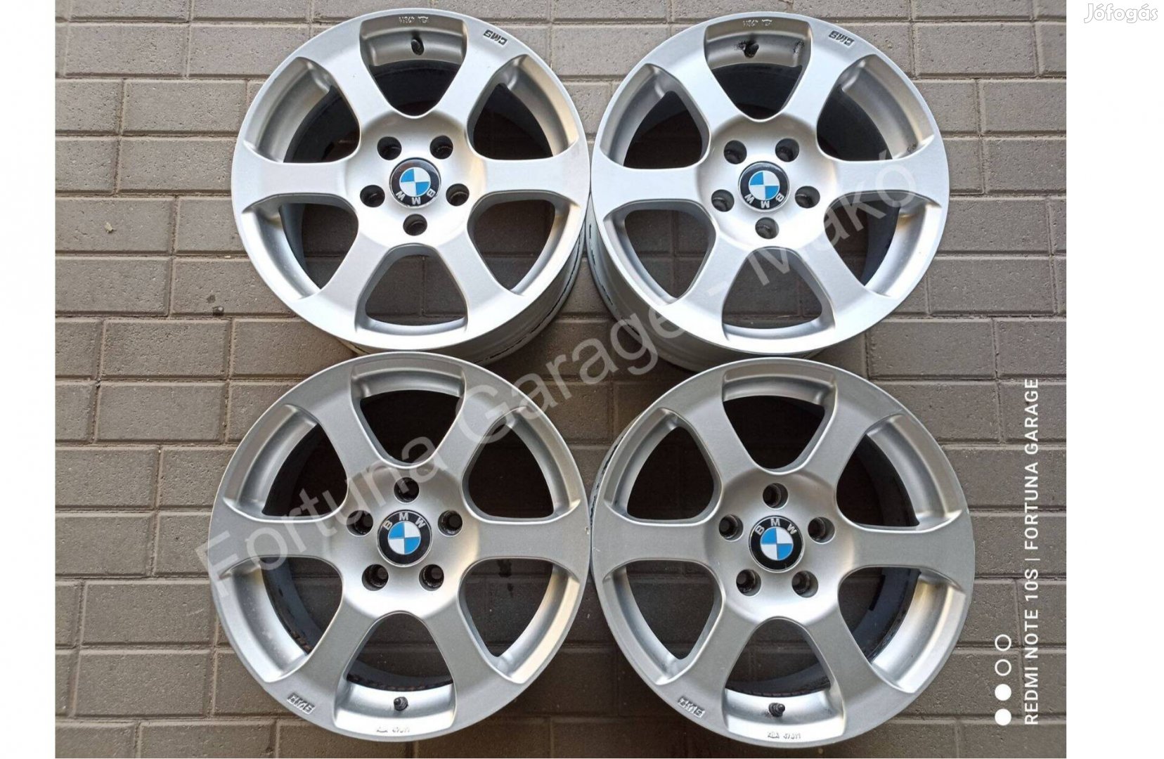 5x120 17" CMS C10 használt alufelni garnitúra +Tpms