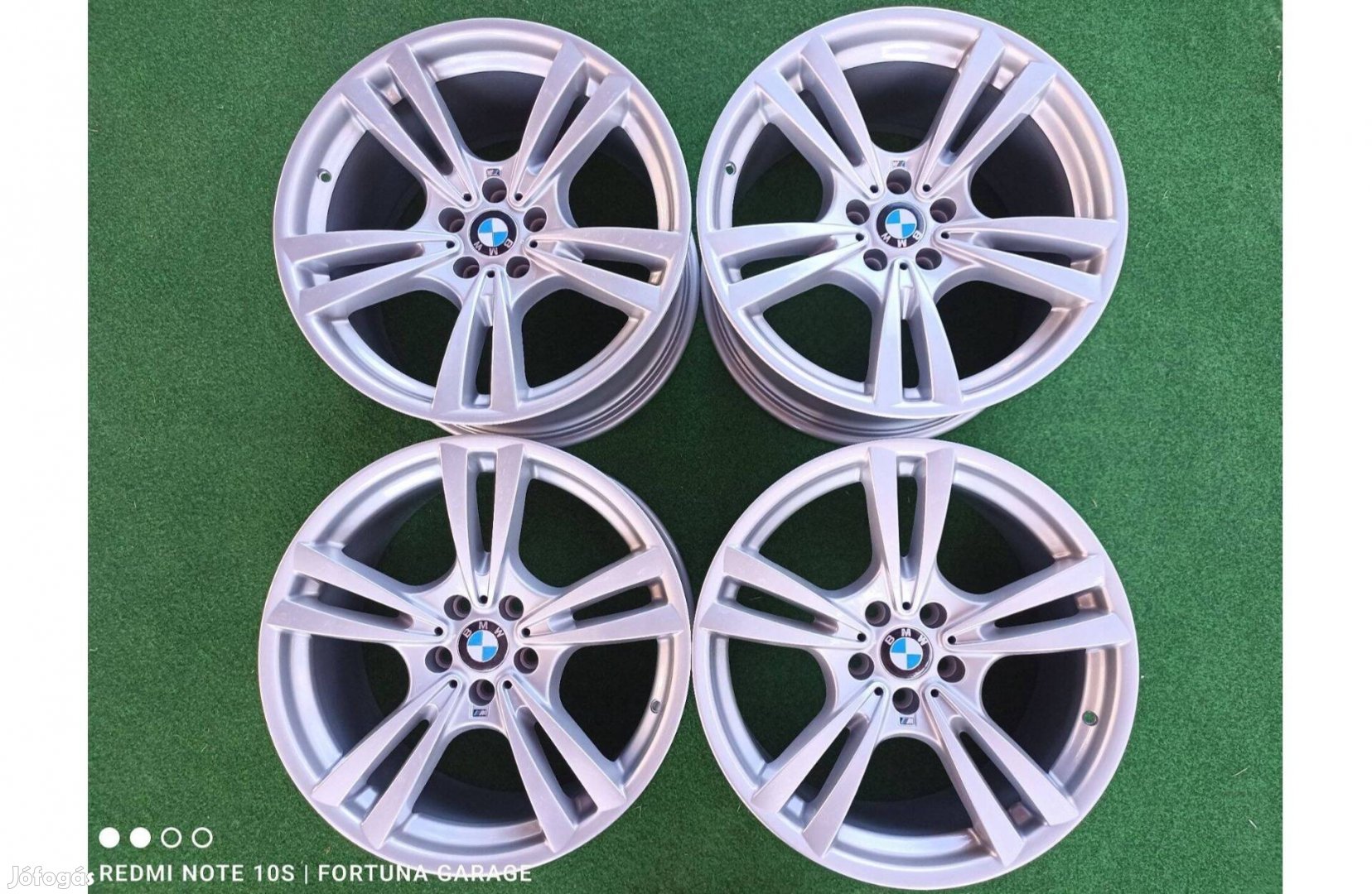 5x120 20" BMW M Style 299 (X5M, X6M) kétszéles felújított alufelni gar
