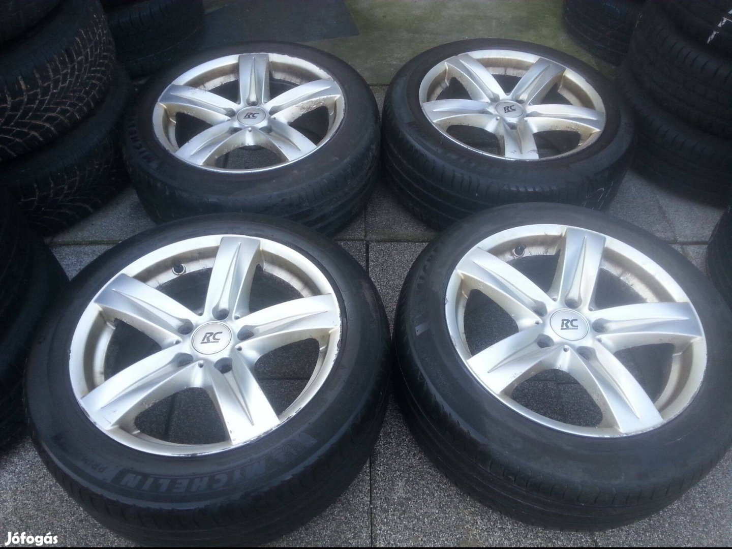 5x120 BMW alufelni 225/50R17 Michelin nyári gumival