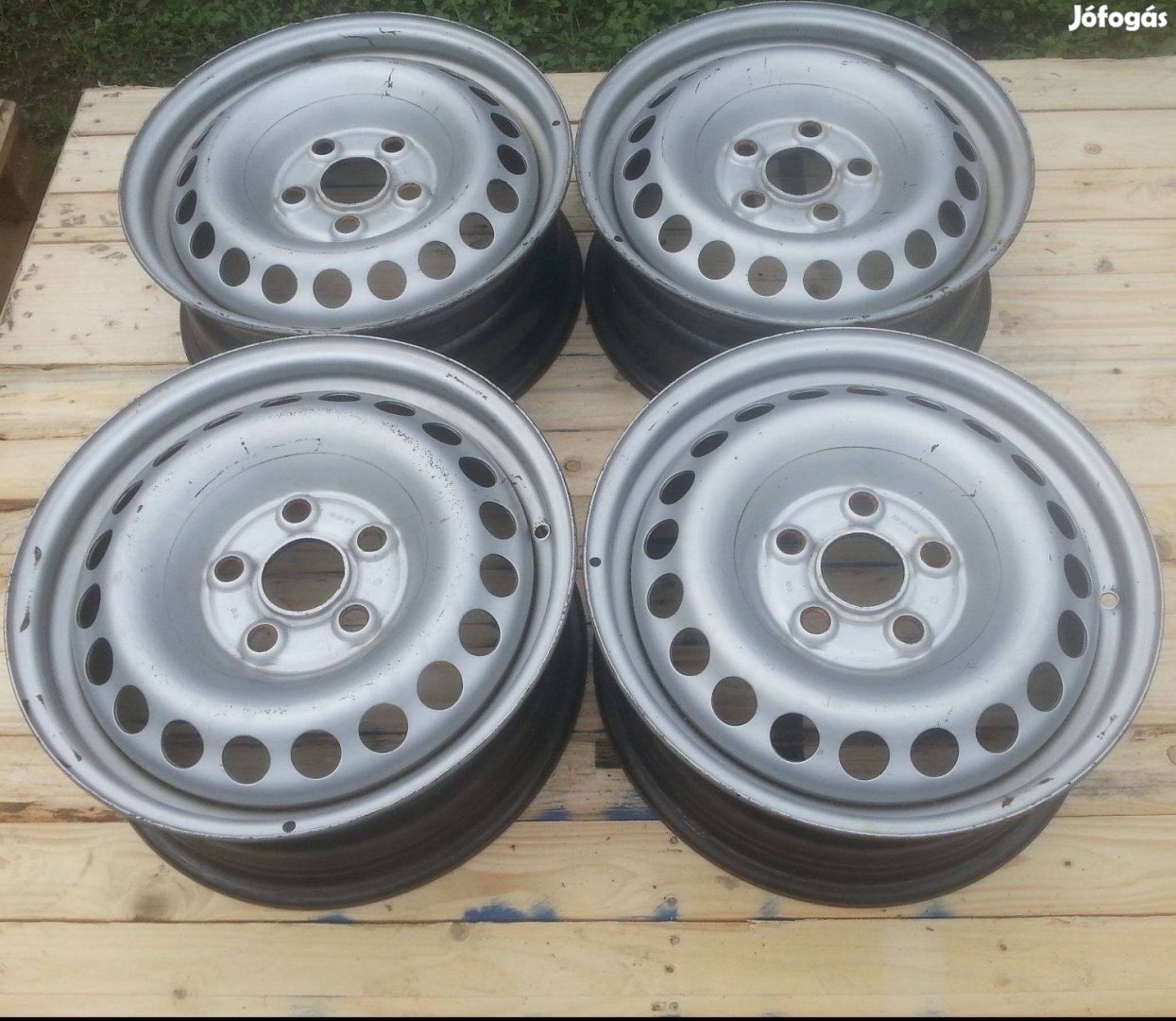 5x120 VW T5/T6 16" gyári lemezfelni garnitúra