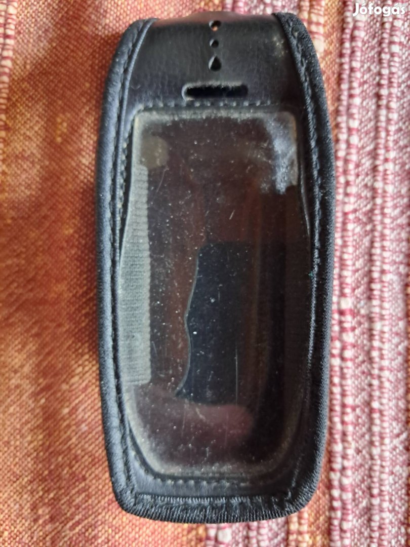 5x12cm Hagyományos Fekete Hagyományos Mobil Bőr Telefon Tartó 