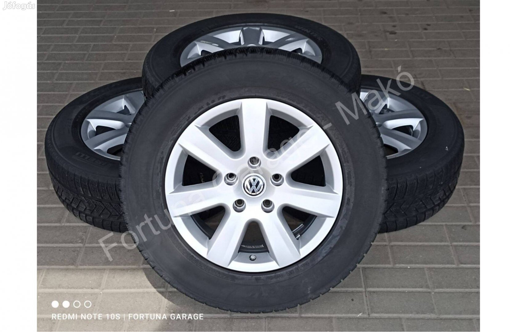 5x130 17" Volkswagen 'Sonora' téli kerékgarnitúra +Tpms
