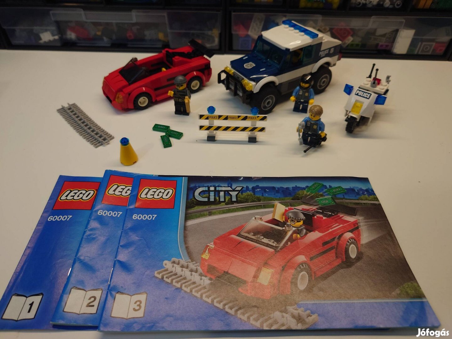 60007 Vakmerő száguldás Lego City (rendőr autó)