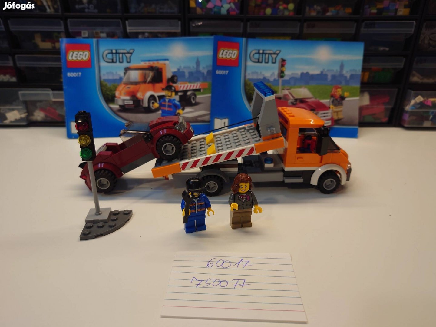 60017 Lapos platójú teherautó Lego City 