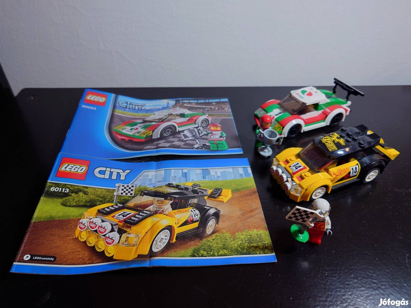 60053-Versenyautó, 60113 Rally autó Lego city 