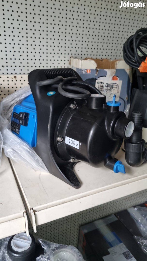 600W motor teljesítménnyel, újszerű kerti szivattyú, garanciával