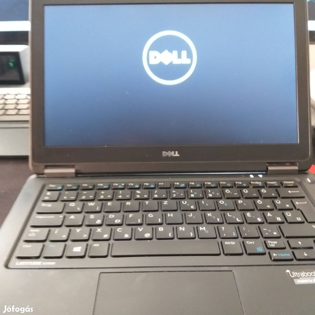 600.Dell E7250 biosig tesztelt i7 processzorral,hiányos laptop alkatré