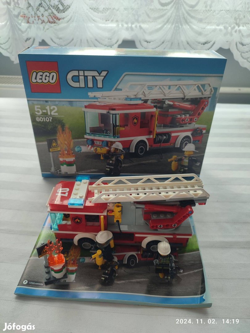 60107-LEGO City - Létrás tűzoltóautó