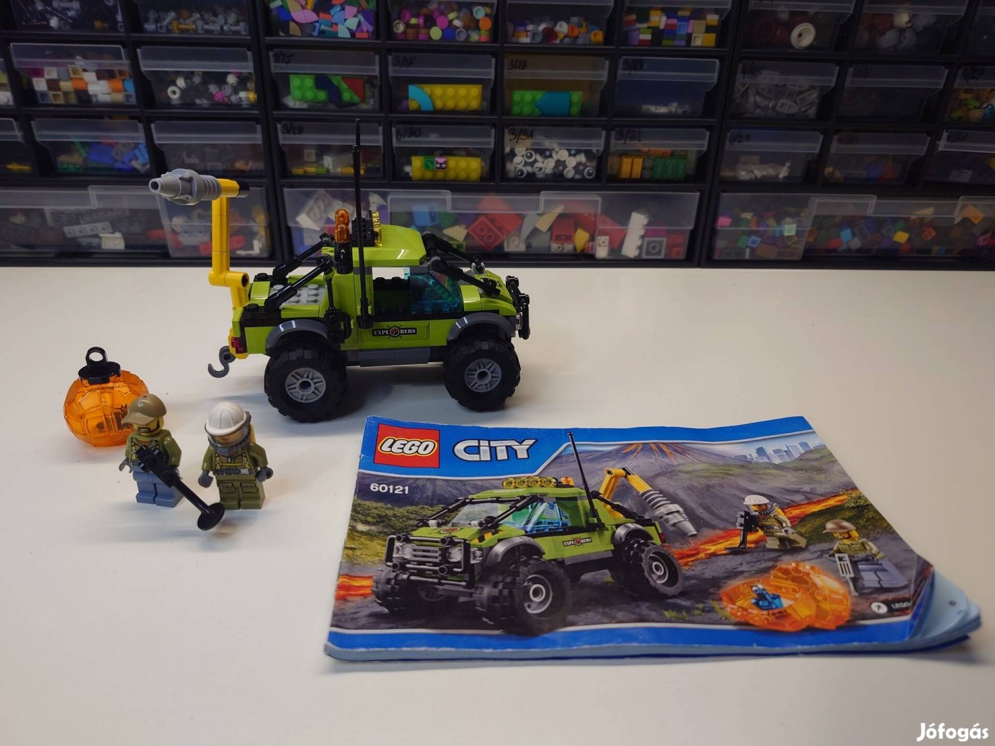 60121 Vulkánkutató kamion Lego city 