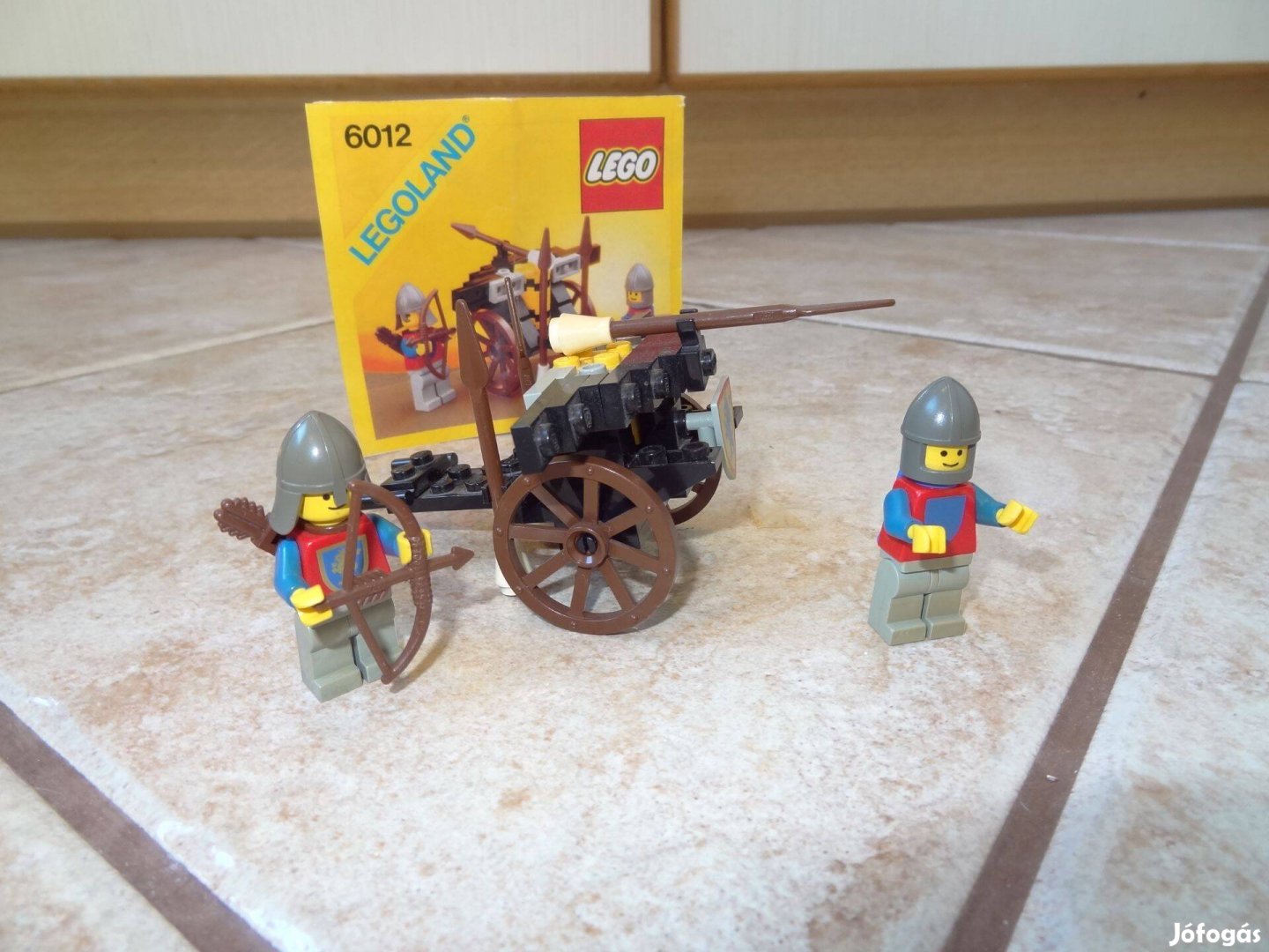 6012 Lego Castle Lion Knights Siege Cart, Seige Crossbow 1986 + leírás