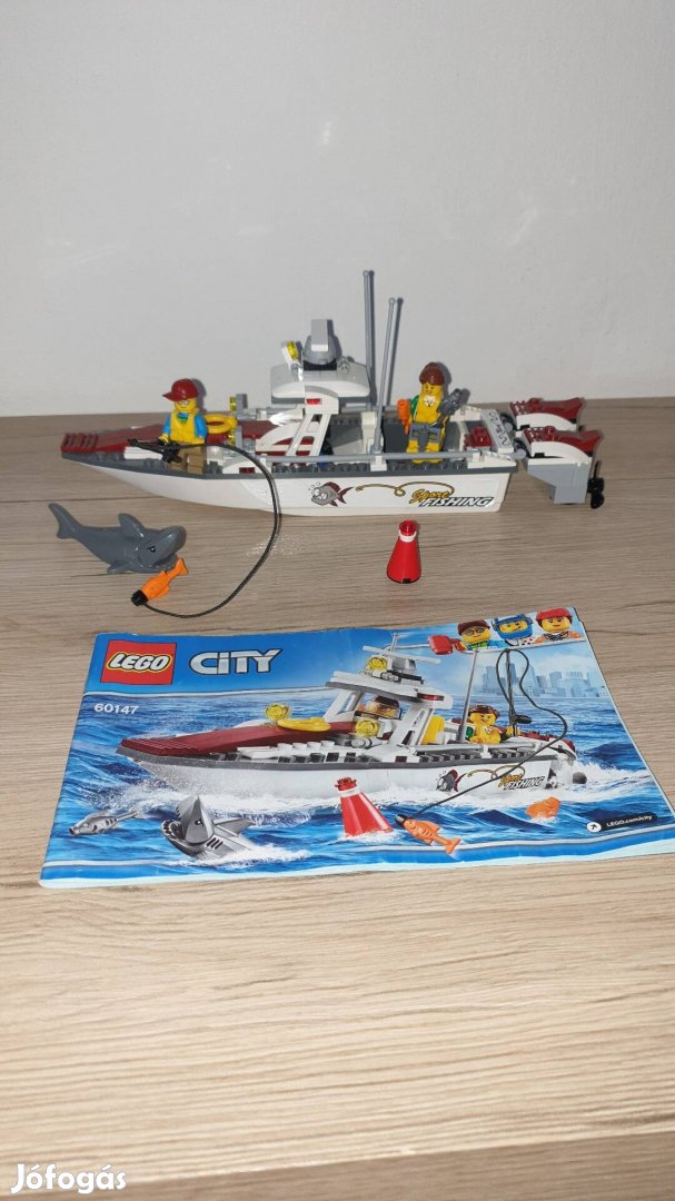 60147 Horgászcsónak lego city 