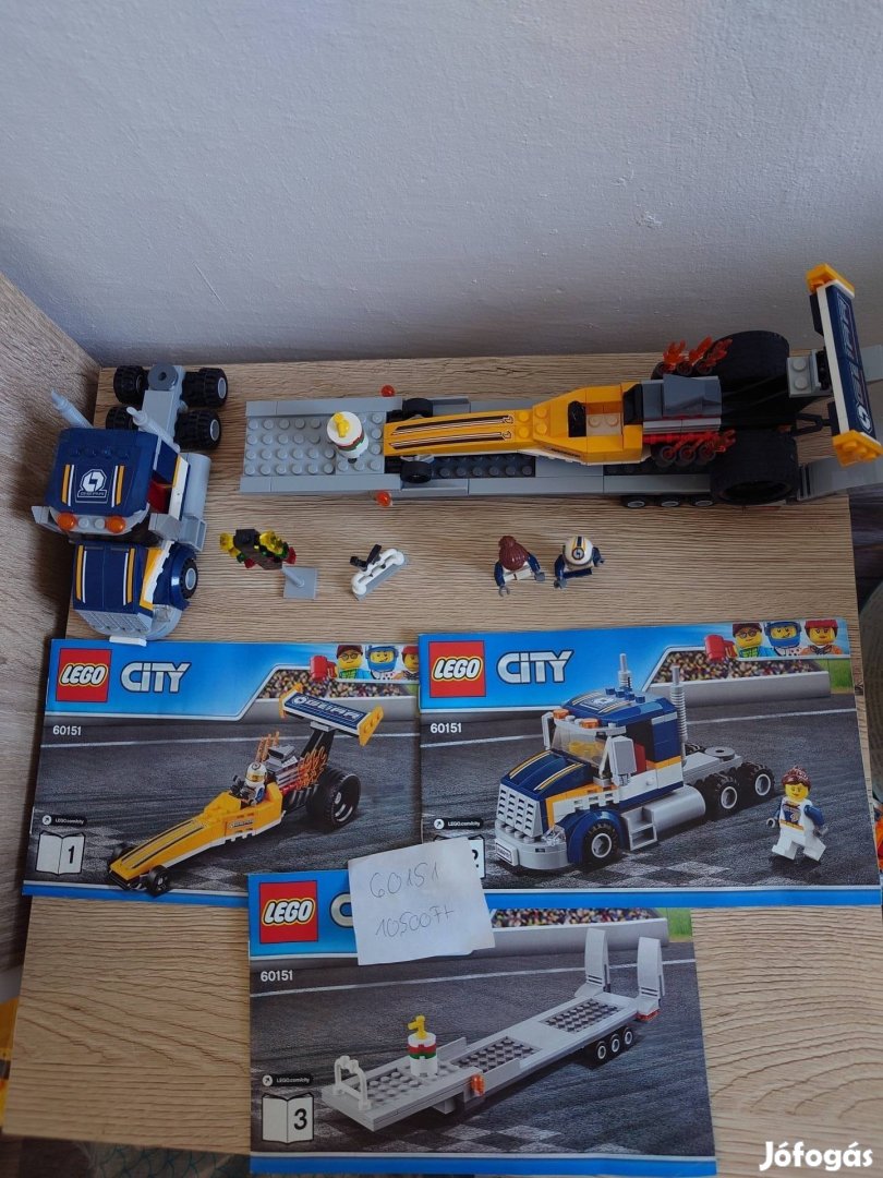 60151 Dragster szállító kamion Lego city 