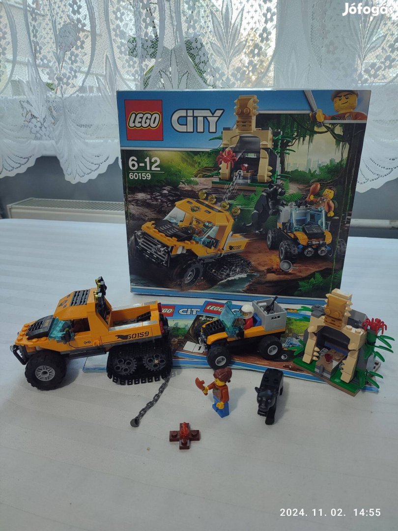 60159-LEGO City - Dzsungel küldetés félhernyótalpas járművel