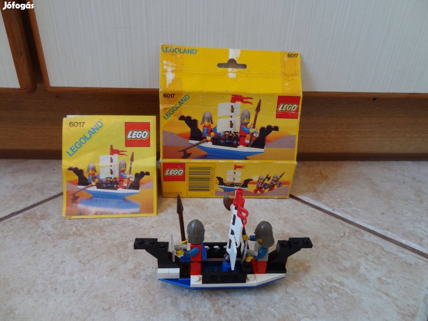 6017 Lego Castle Lion Knights King's Oarsmen 1987 + doboz és leírás
