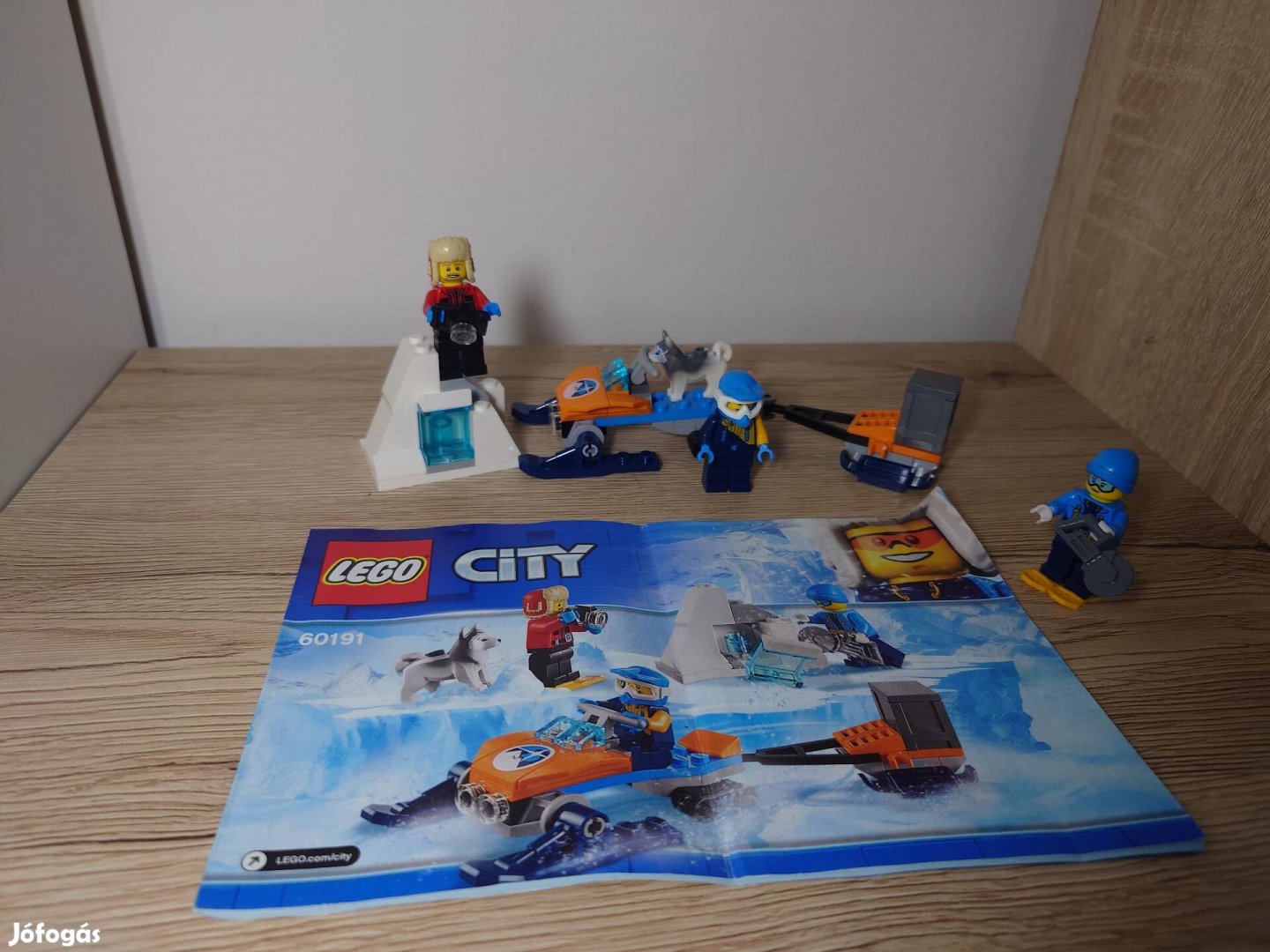 60191 Sarkvidéki expedíciós csapat Lego city 