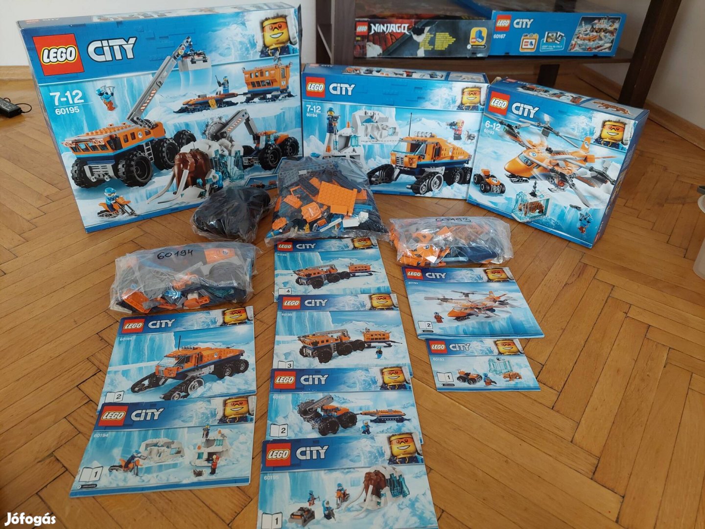 60193, 60194, 60195 Sarkvidéki lego szett