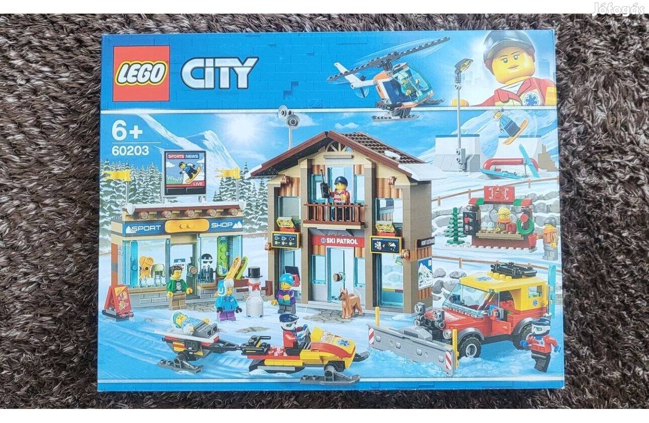 60203 LEGO City Síüdülő - Új, Bontatlan, Hibátlan, Gyönyörű!