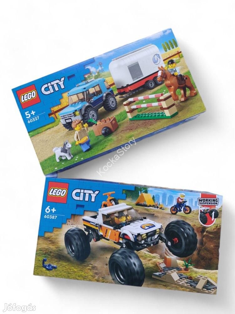 60327 LEGO(R) City &#8211; Lószállító + 60387 LEGO(R) City &#8211;