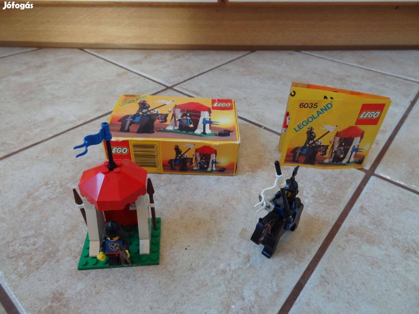 6035 Lego Black Falcons Castle Guard 1987 leírással és dobozzal