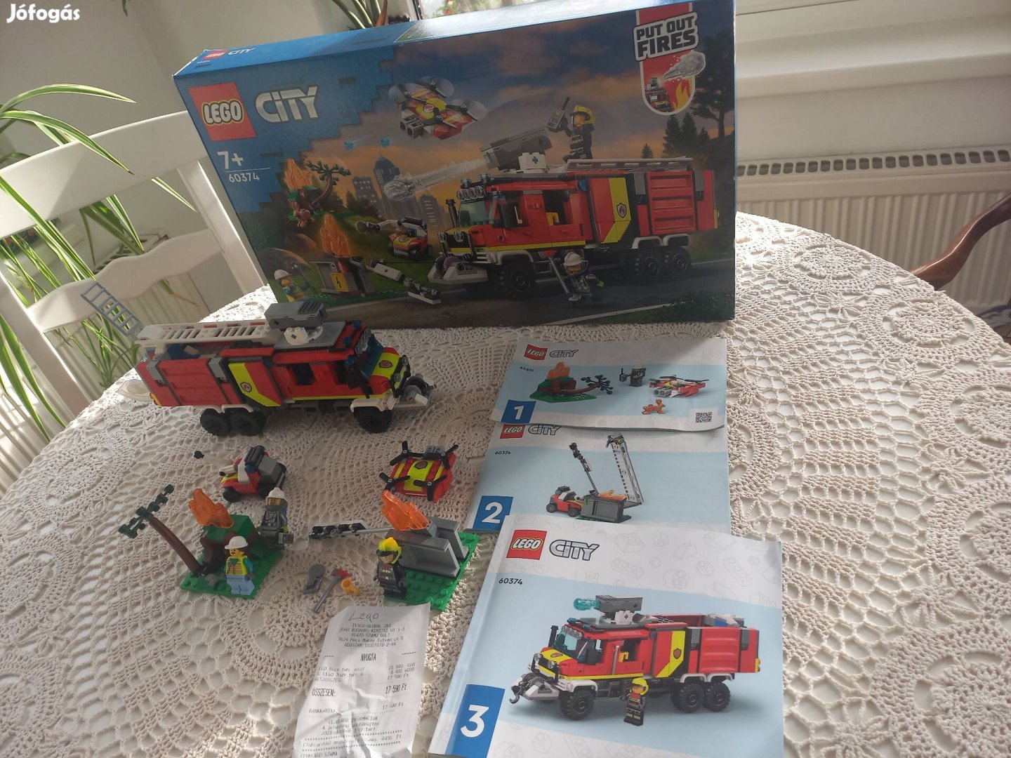 60374 Tűzoltós újszerű Lego eladó