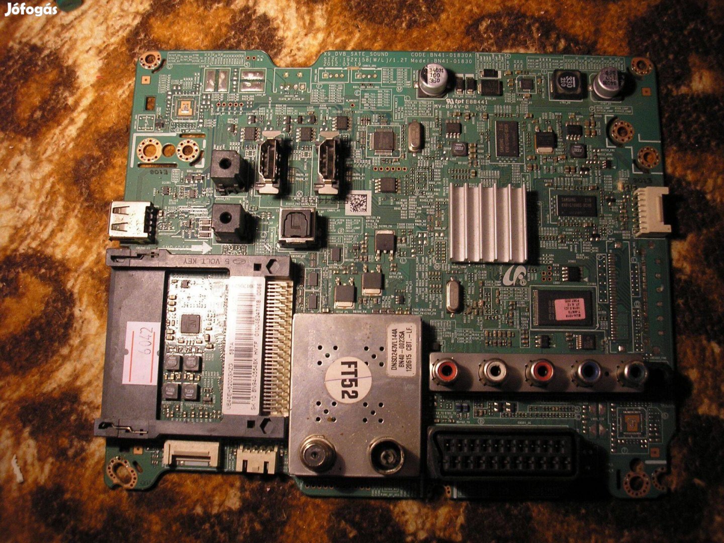 6042 sérült Samsung mainboard BN41-01830A BN94-05548X UE40EH5200