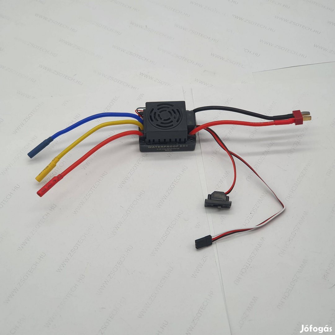 60A brushless motor szabályzó ESC vízhatlan kefe nélküli RC etetőhajó