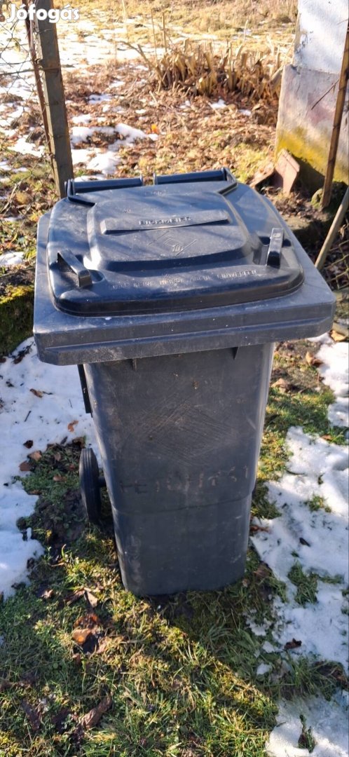 60L kommunális kuka szemetes