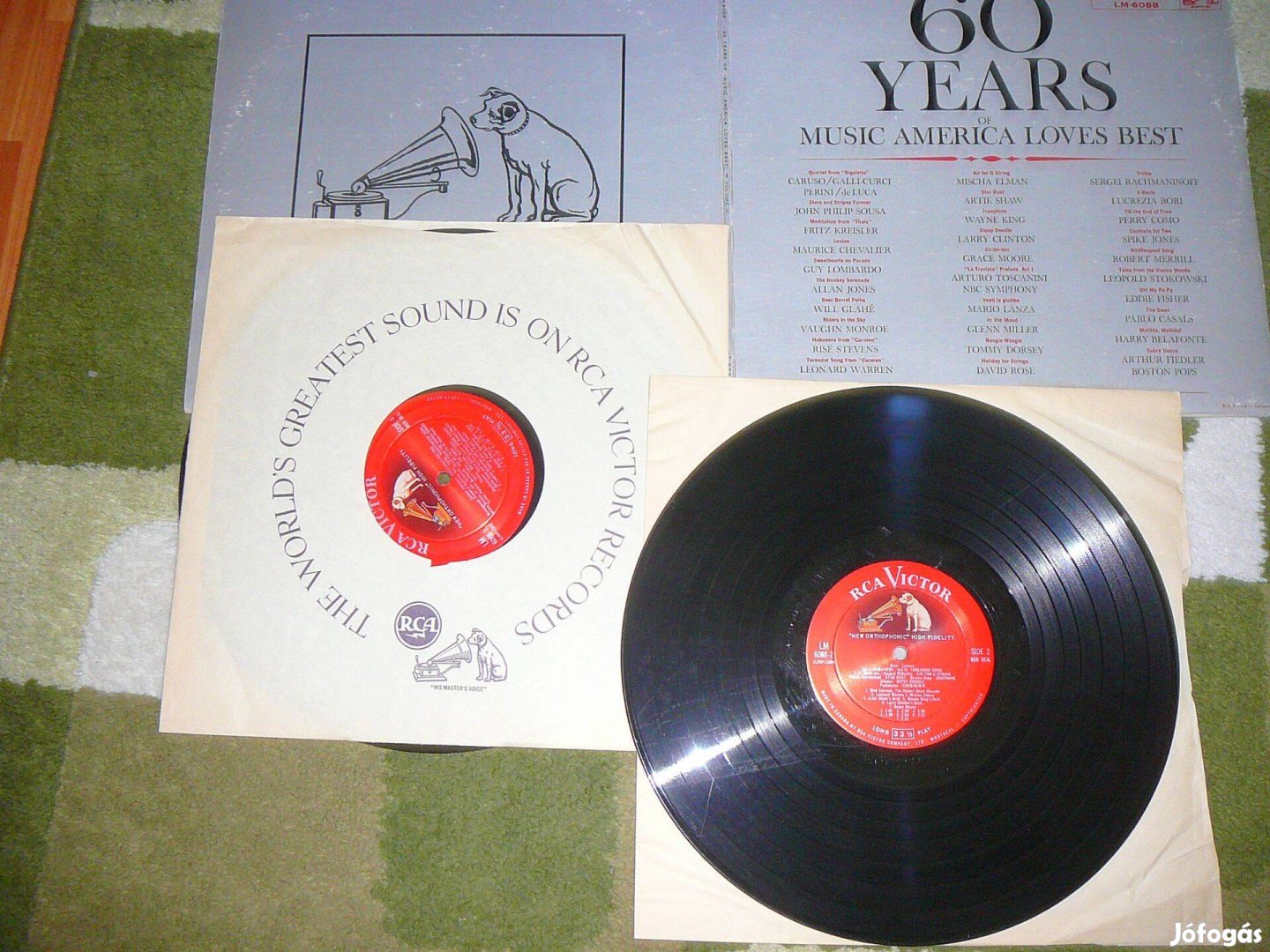 60-as évek Amerikai sláger válogatási dupla LP-je eladó