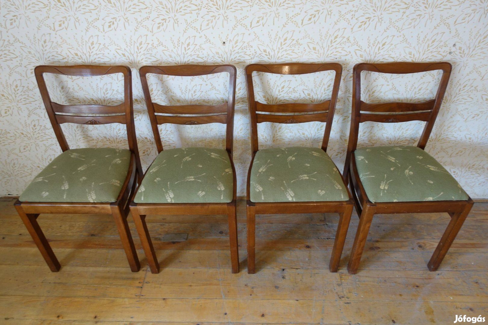 60-as évekből származó August Ettig fa székek (4db)