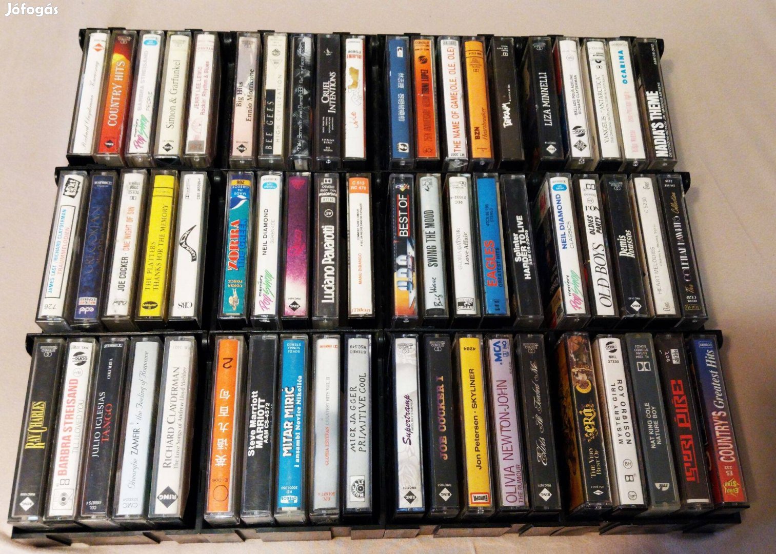 60 darab gyári műsoros kazetták külföldi előadóktól!
