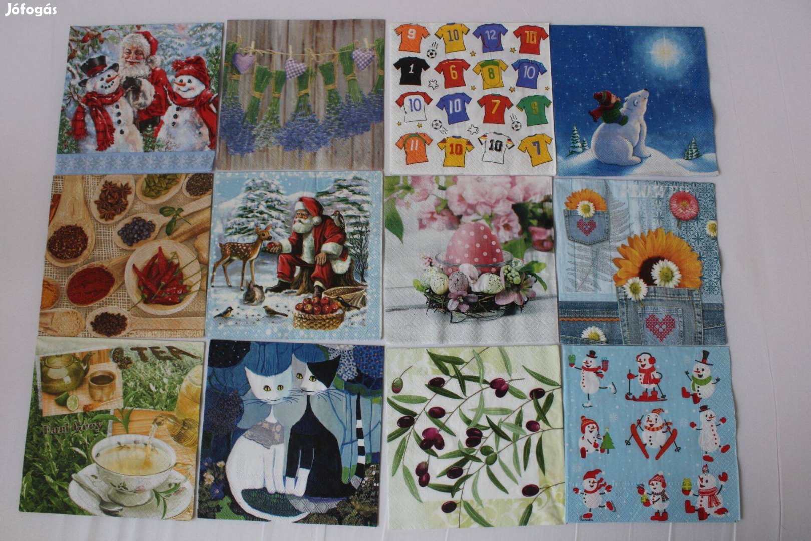 60 db szalvéta vegyes