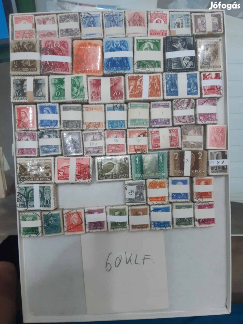 60 különféle bélyegköteg /100 as bündli